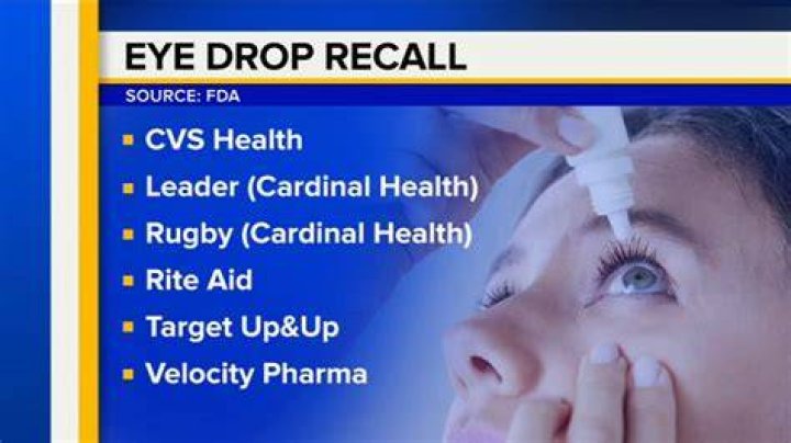 
Eyedrops recall: Which products have been recalled by the FDA? 